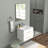 Wall-mounted Vanity Set Mdf Modern Small Bathroom Use