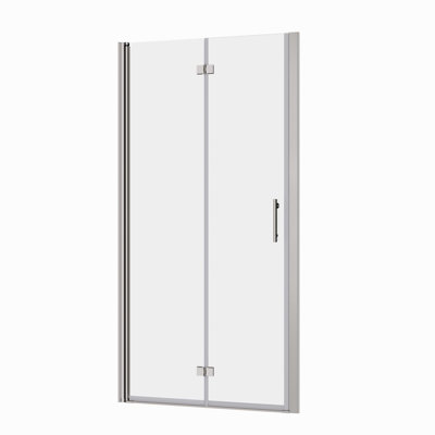 34"x72"Universal Pivot Tempered Glass Shower Door