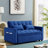 Collinward 53" W Murphy Sofa Bed Loveseat with Adjustable Tufted Back and USB Outlet-297002976-297002980