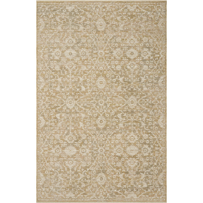 Loloi Elora Gold Natural Area Rug, Gold Natural 4'-0" x 5'-7"