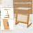 Benvenuta Glass Top End Table