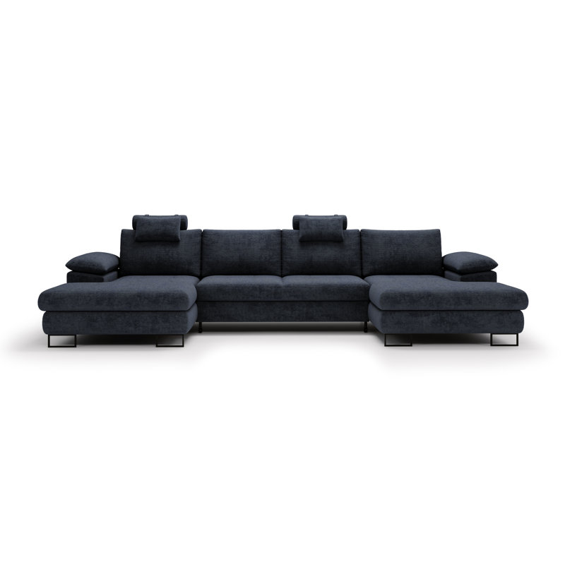 Teketa 3 Seater Corner Sofa , Dark Blue