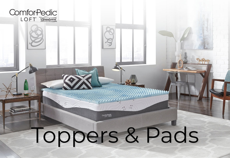 ComforPedic Loft Toppers & Pads by Beautyrest: Foam Comfort Crafted in the USA