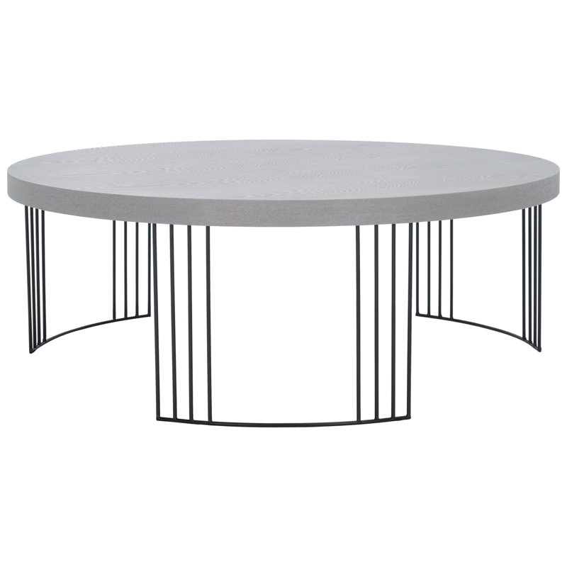Table basse 3 pieds Makeda, gris