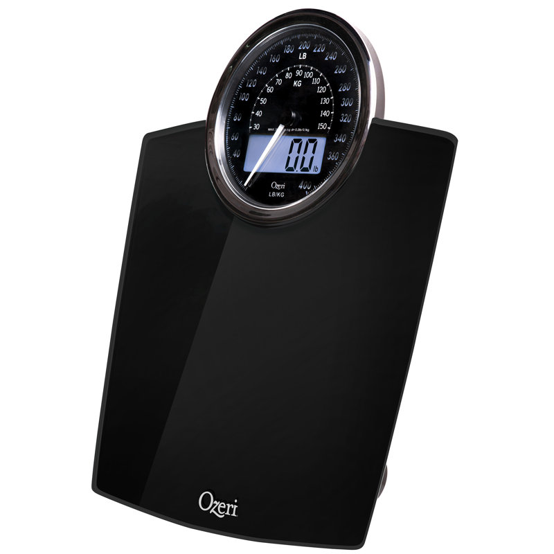 Ozeri Digital Bathroom Scale, Black