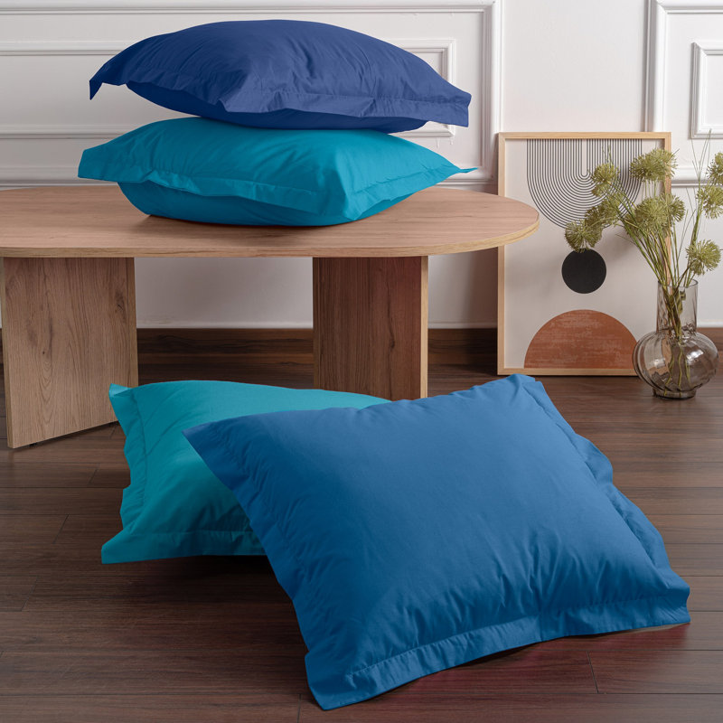 Ensemble de taie d'oreiller Oxford (2 pièces), Turquoise