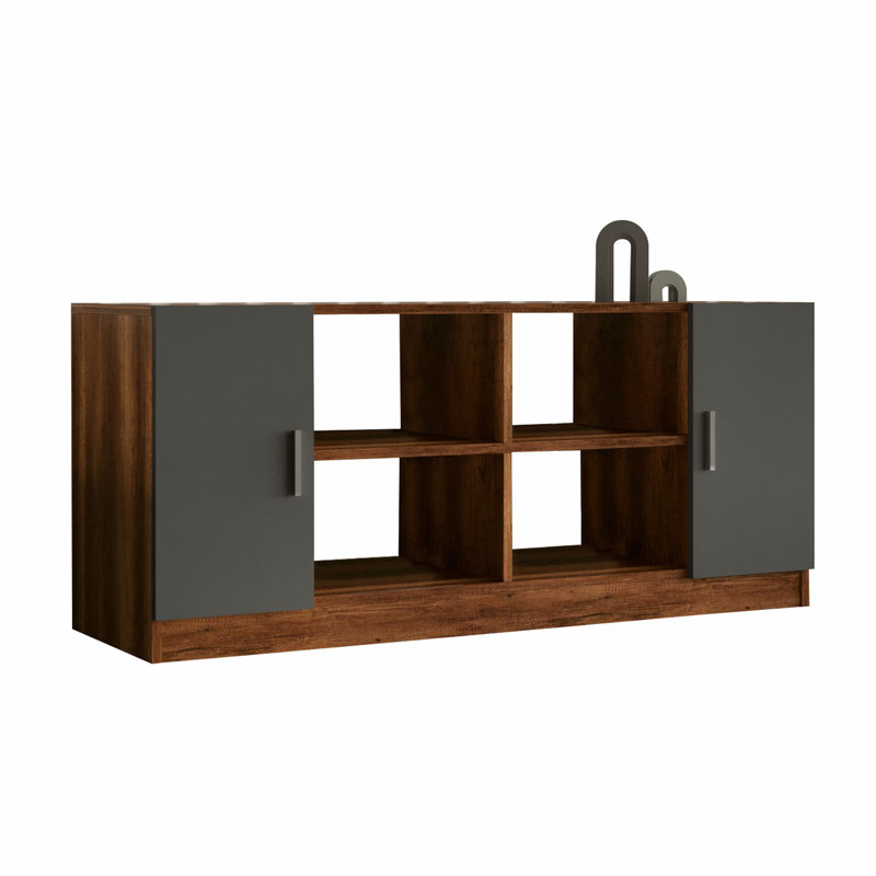 Cayl 61.8cm Kitchen Pantry, Baroque/Anthracite