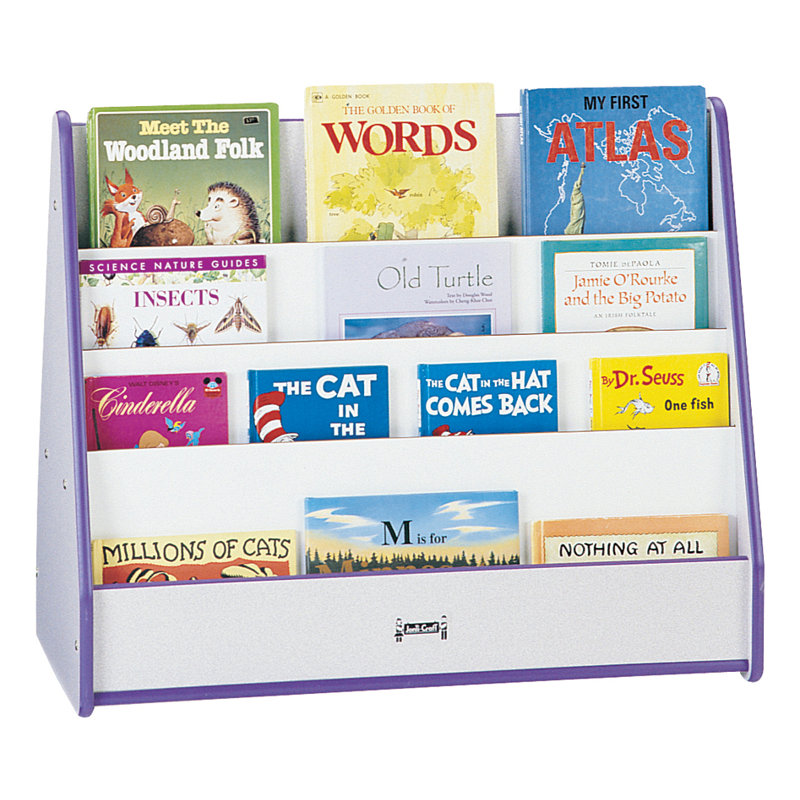 Présentoirs à double face Rainbow Accents®, Sans roulettes, Mauve