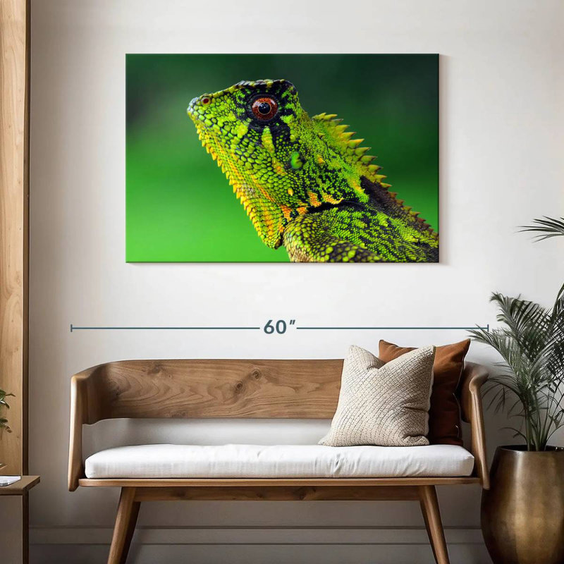 Exotic Lizard, 30" H x 45" W
