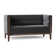 Dyson 58" Tuxedo Arm Loveseat