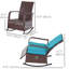 Chaise berçante d'extérieur en osier Jayovanni-1737605114