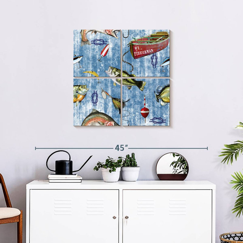 Senne Fisherman, 26" H x 26" W