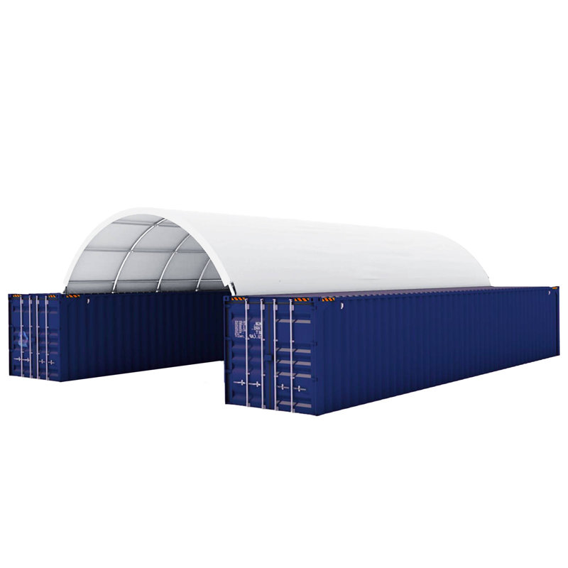20'X40' Shipping Container Canopy Shelter 15oz PVC