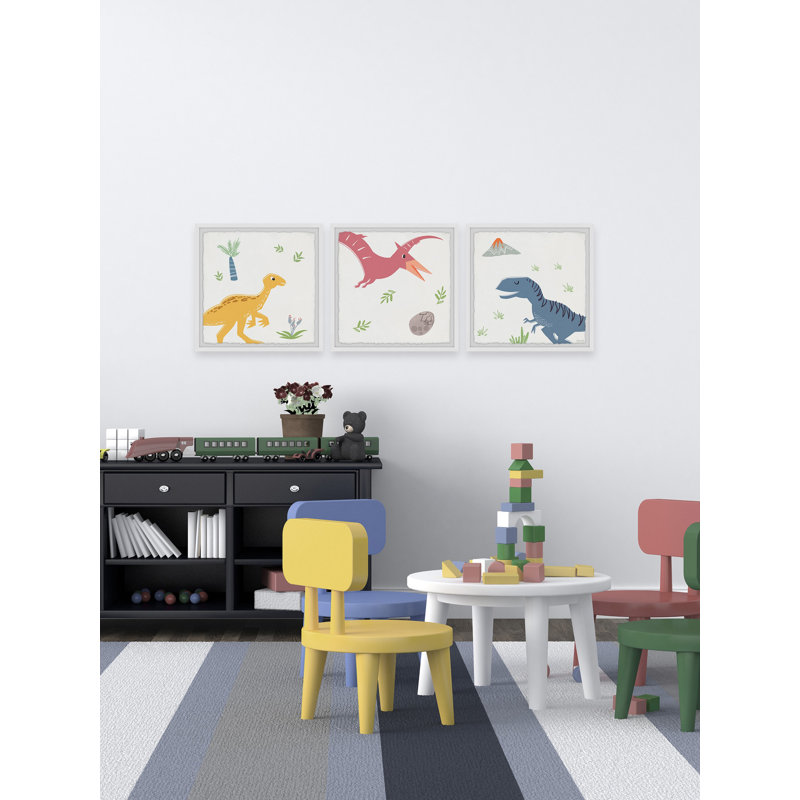 Rylan 3 Piece Single Picture Frame Print Set, 30cm H x 90cm W