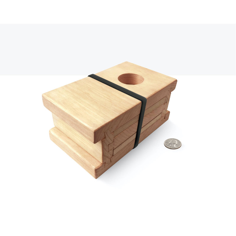 We Play Change 9 Player Wood Basketball