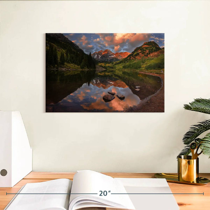 Alvord Maroon Bells Lake, H 8 po x l 12 po