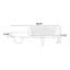 Banc rembourré blanc + noir-594714768