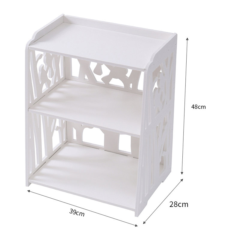 39cm W Wood Bedside Table