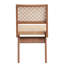 Ensemble de 2 chaises d'appoint en rotin et finition naturelle Velentina