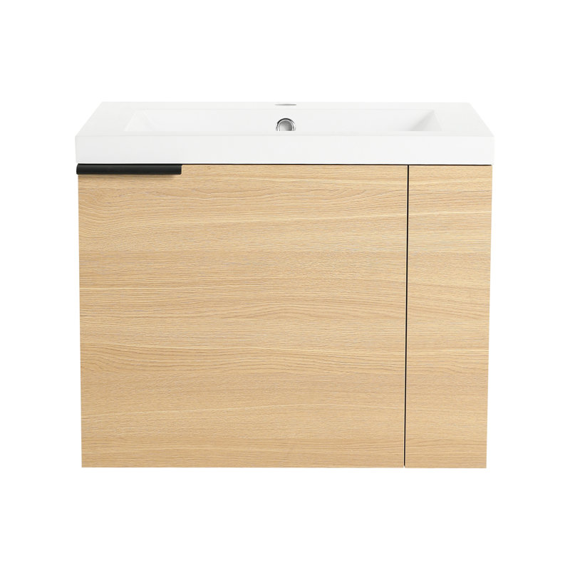 Ensemble de meuble-lavabo 24 po pour grand espace, Chêne