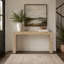 Console de style champêtre avec 2 tiroirs dissimulés, table d'entrée au design en cascade-1270552819-1270552820-1270552822