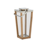 Lanai Teak And Glass Hurricane - SM