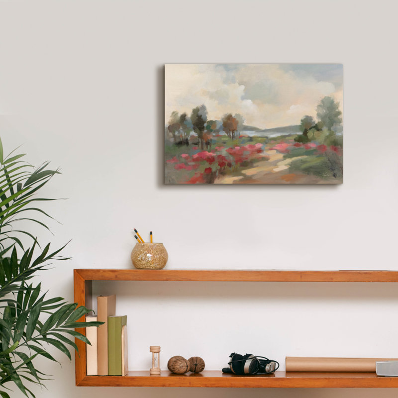 'Path To The Lake' by Silvia Vassileva Canvas Wall Art, 12'' H x 18'' W