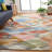 Rodeo Drive Hand Tufted Wool/Cotton Geometric Rug in Grey/Blush-113063380