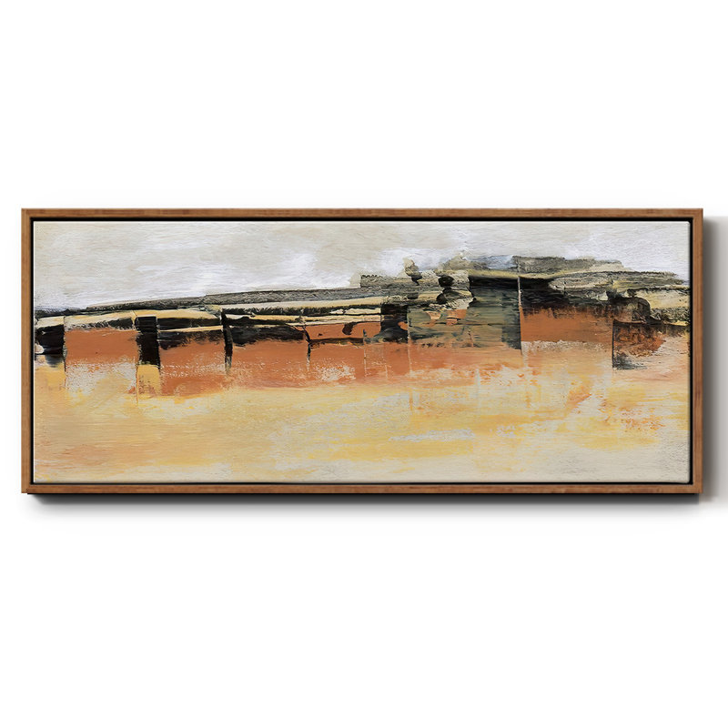 Bridges Ochre II - Framed Canvas