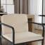 Ensemble de 2 tabourets de bar modernes à hauteur de comptoir avec accoudoirs, structure en métal et siège rembourré, chaise de salle à manger confortable pour îlot de cuisine, bar ou restaurant-459103478