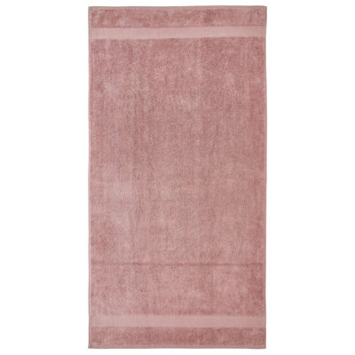 Ensemble de serviettes de bain 100% coton Splash Splash, serviettes de bain absorbantes ultra douces 550 g / m² pour spa et usage quotidien, certifié OEKO-TEX, paquet de 4, rose
