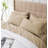 Southshore Fine Linens Vilano Springs Extra Deep Pocket 6-Piece Sheet Set, Ultra Soft Double-Brushed 110 GSM Microfiber Bedding, 21-Inch Deep Pocket, 4 Pillowcases, Queen, Soft Sand-86340242-86340213