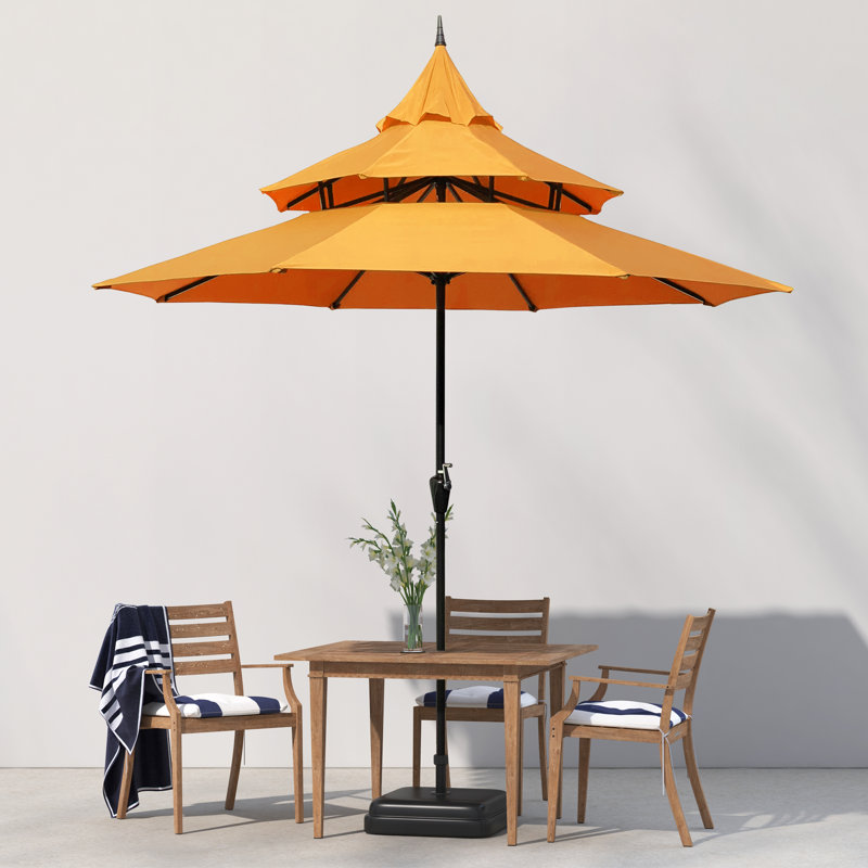 Parasol de marché 9 pi Iyanna, Orange