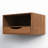 Adeana Poplar Solid Wood Floating Shelf with Drawer-2006189035