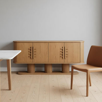 Medieval-style creative art sideboard
