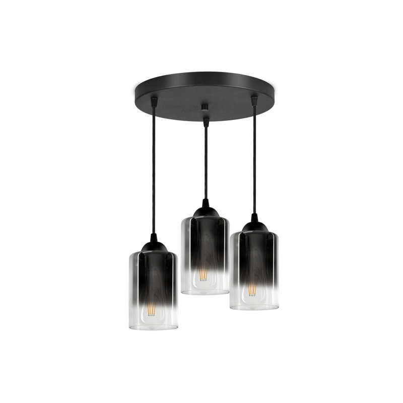 Elliah 3 - Light Cluster Pendant, Graphite