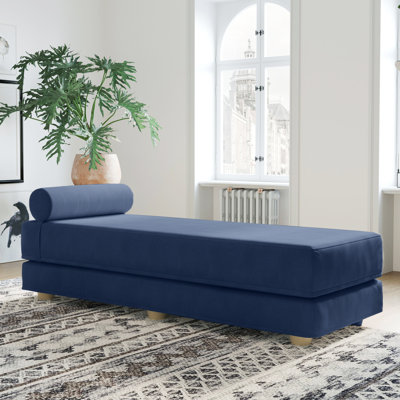 Kaylena Convertible Daybed - Fold Out Sleeper with Queen Size Memory Foam Mattress & Pillows