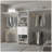 Modular Closet Organizer System With Hanging Rods-325651570-325651571