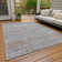 Machine Washable Indoor/Outdoor Claudian ACN1634 Linen Rug
