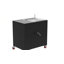 Îlot de cuisine d'extérieur en acier avec évier et armoire de rangement en acier inoxydable de 35 po FEASTO - Station de préparation de barbecue pour terrasse et jardin