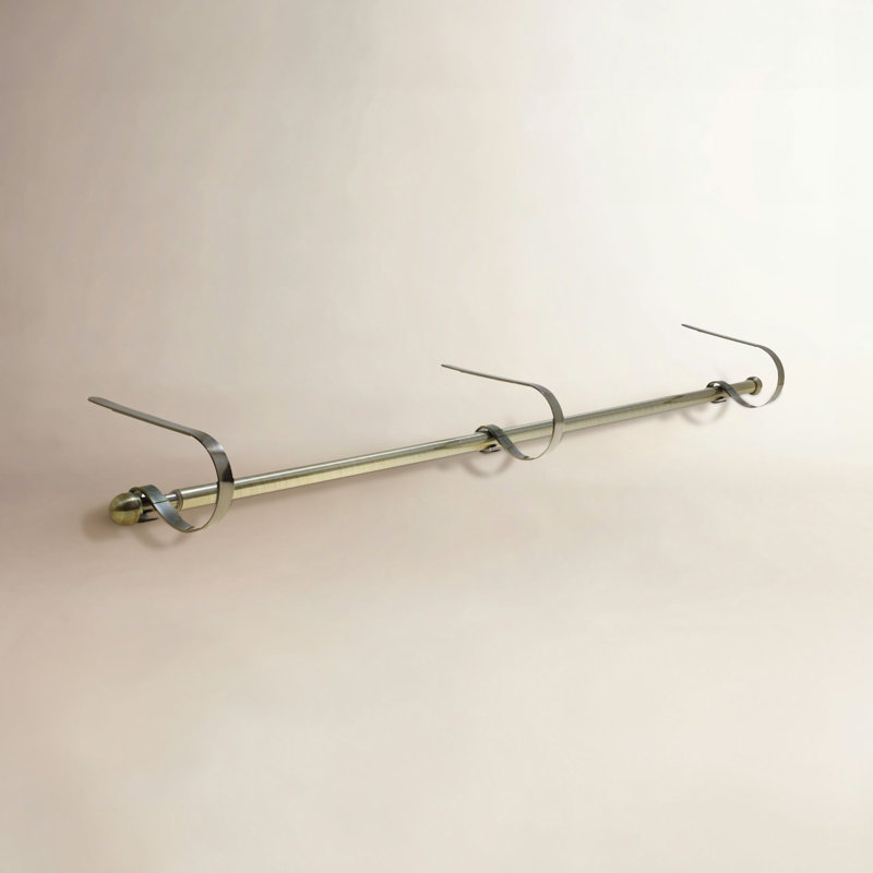 Original MantleClip Stocking Holder, Antique Brass