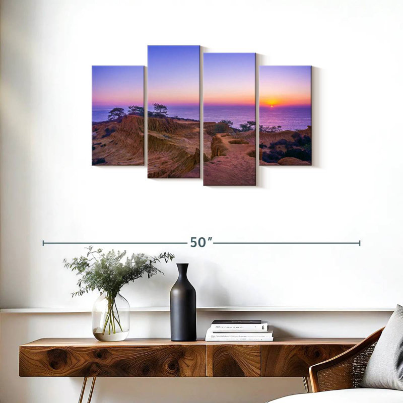 Gillard Torrey Pines Sunset, 22" H x 36" W