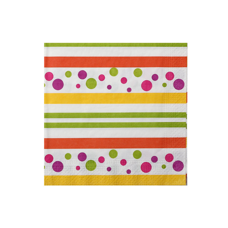 Serviettes jetables en papier Basic