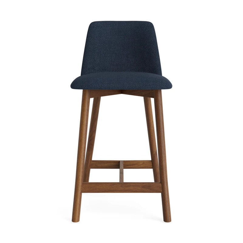 Chip Walnut Counter Stool - Camp Navy