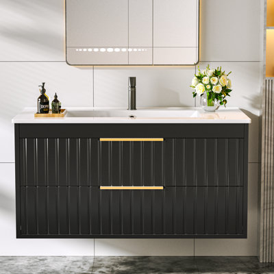 Meuble-lavabo flottant 36 po avec lavabo 36 po