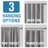 Faux Linen 100% Blackout Curtains for Bedroom Thermal Insulated Textured Linen Look Curtain Back Tab/Rod Pocket/Hook Belt Draperies 2 Panels-1136839608-1136839618