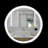 Bilol Glass Flat Wall Mirror-1242509727
