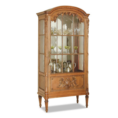 Brown Solid Wood+Glass Display Cases