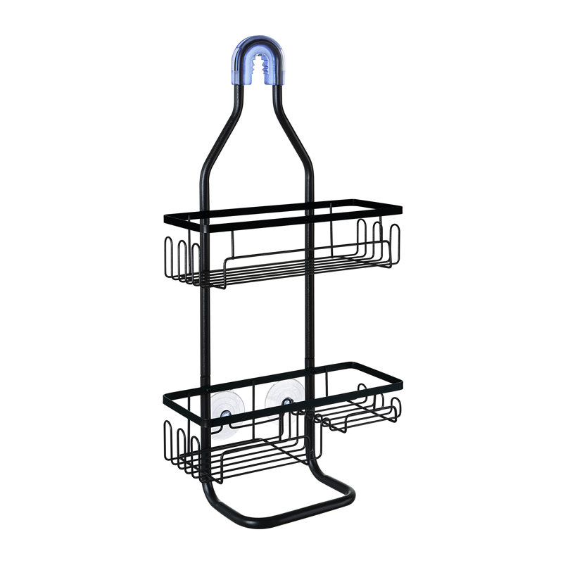 Serviteur de douche suspendu en acier inoxydable Emmie-Leigh, Noir