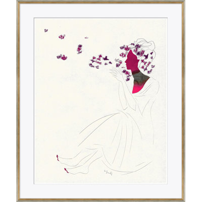 Spring Flutter' by Yuki Osada Framed Graphic Art -  Soicher Marin, YK-18-0001B